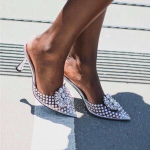 Jeffrey Campbell Charmin rhinestone mule/heel